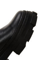 Women's Black Leather Thick Soled Chelsea Boots | Derimod