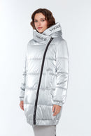 Helsinki Women's Gray Softwear Coat | Derimod