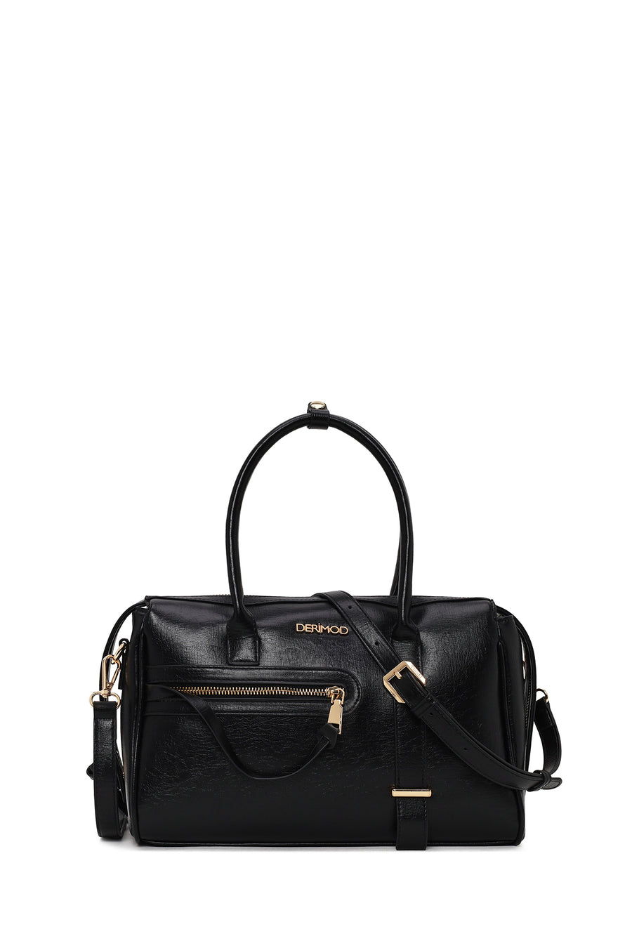 Woman Black Long-Strap Shoulder Bag AB150005SV | Derimod