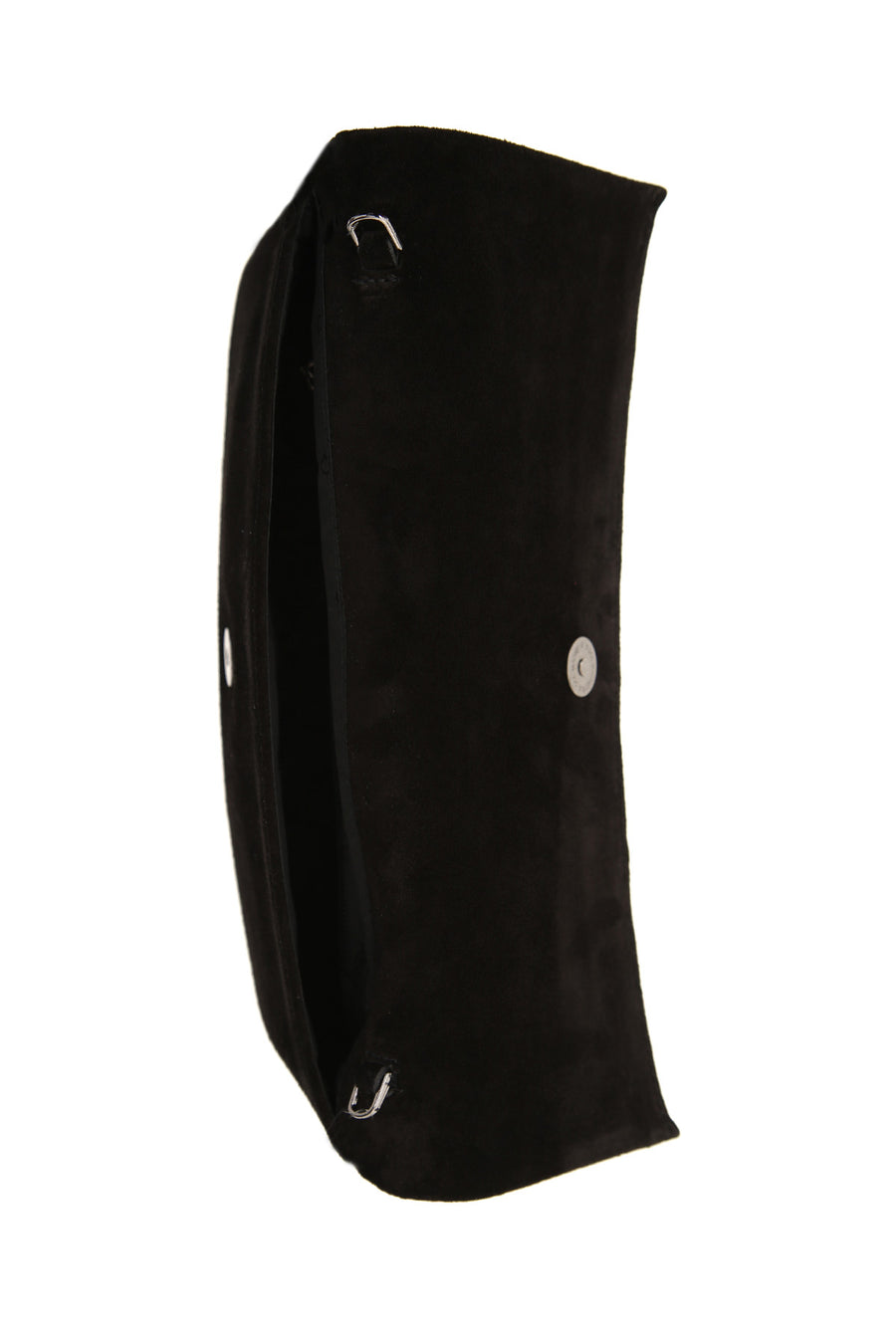 Siyah Süet Kadın Deri Portföy