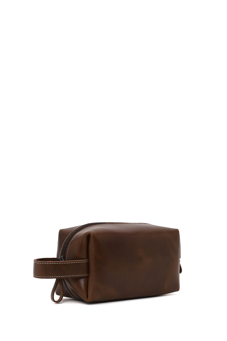 Male Brown Leather Handbag