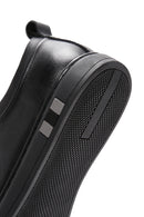 Men's Black Leather Sneaker | Derimod