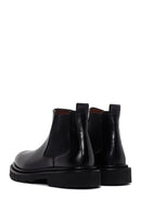 Men's Black Chelsea Leather Boots | Derimod