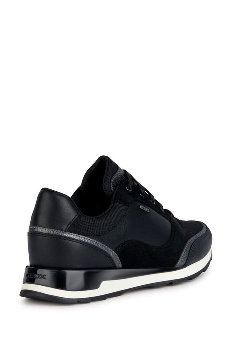 Geox Kadın Siyah New Aneko B Abx Bağcıklı Deri Spor Sneaker