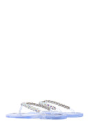 Kadın Şeffaf Parmak Arası Taşlı Jelly Terlik | Derimod