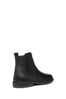 Geox Men's Black Terence Leather Chelsea Boots | Derimod