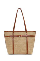 Woman Taba Wicker Shoulder Bag | Derimod