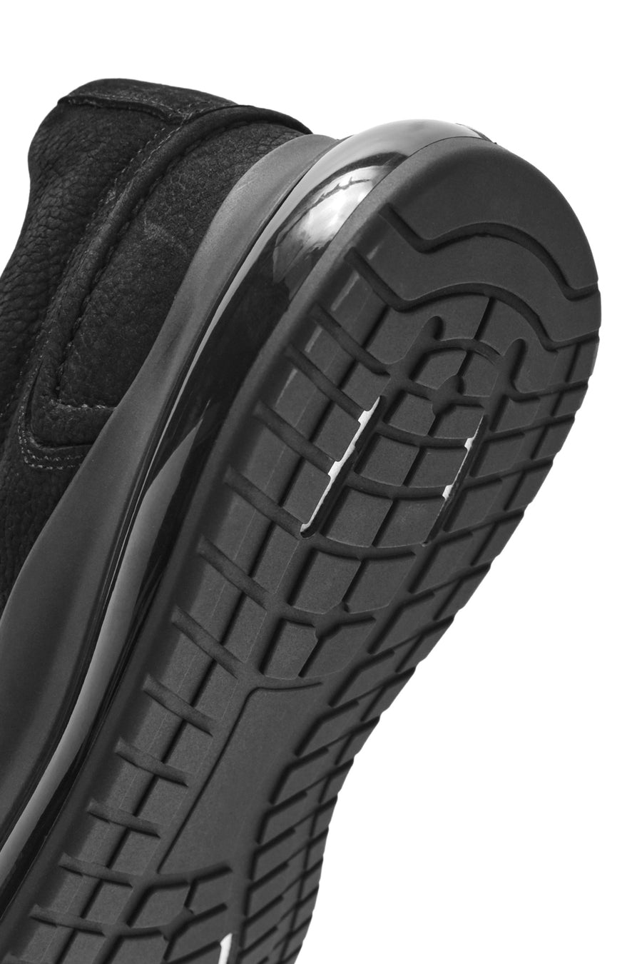 Erkek Siyah Bağcıklı Nubuk Deri Sneaker