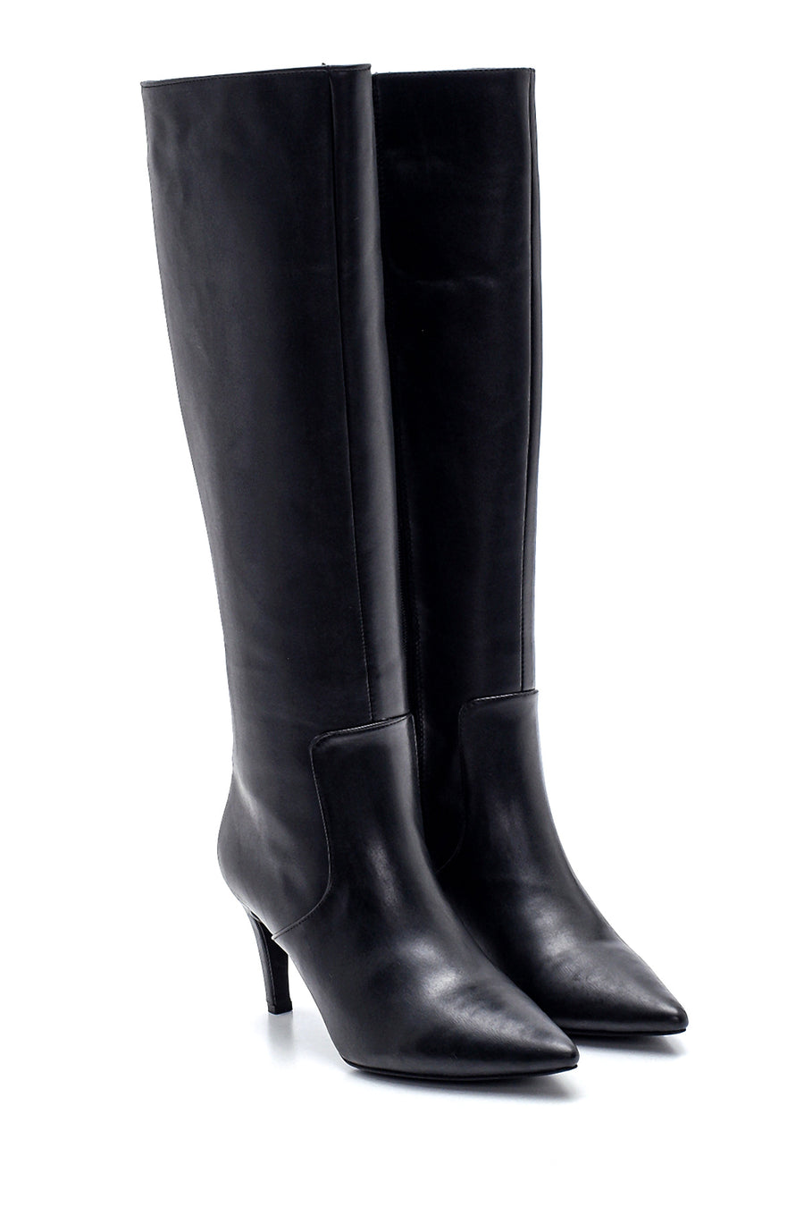 Women's Zippered Heeled Boots