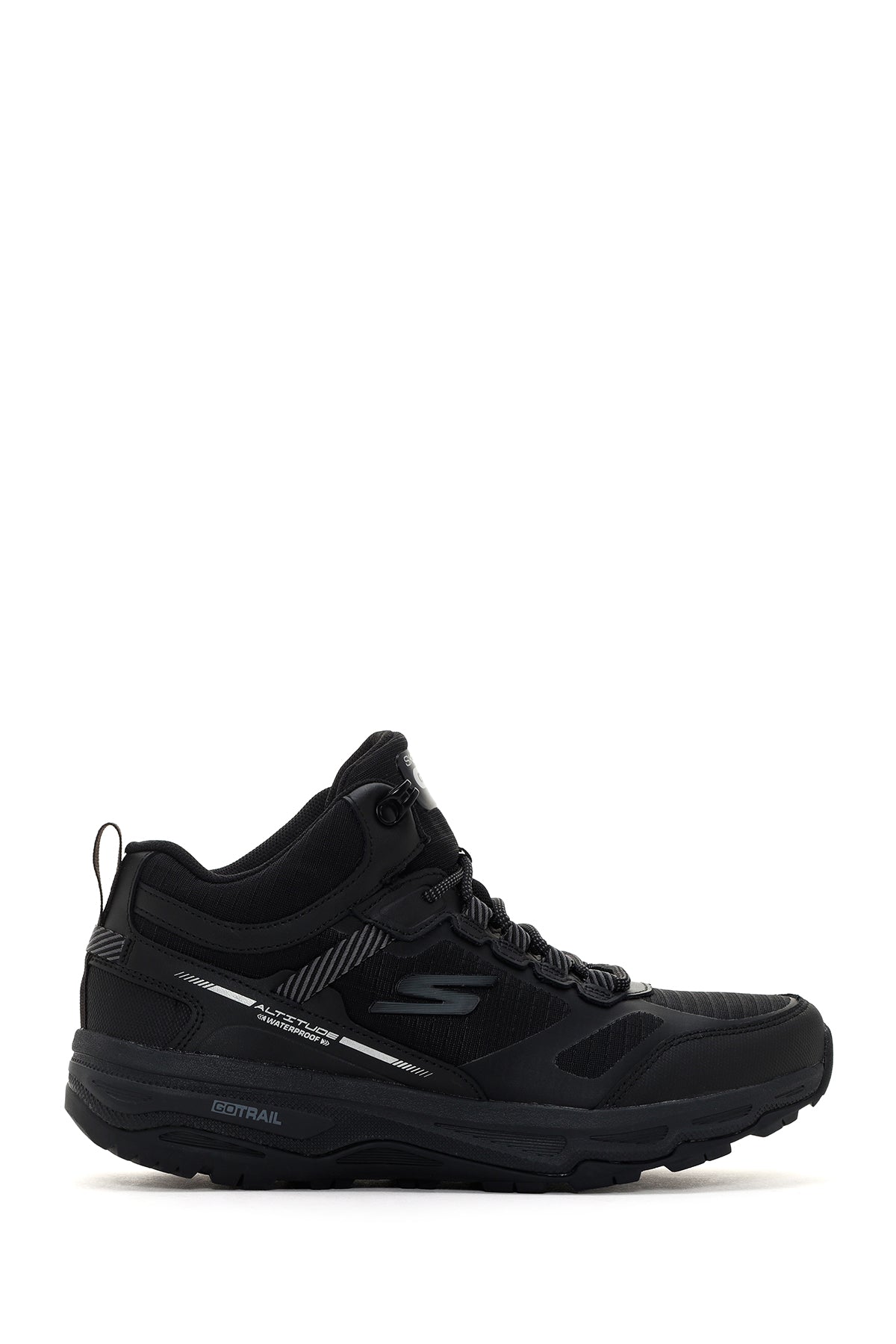 Skechers Erkek Siyah Go Run Trail Altitude-Water Kalın Tabanlı Sneaker 220573 BKGY | Derimod