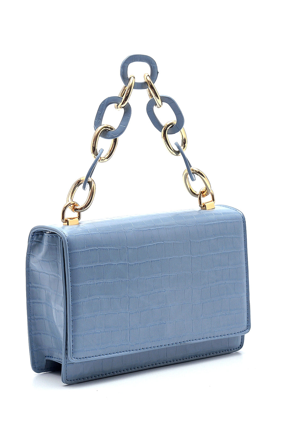Women's Crocodile Patterned Crossbody Bag