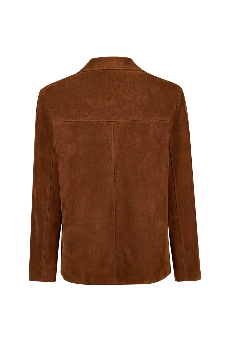 Melanie Woman Whisky Nubuck Leather Blazer Jacket