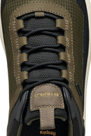 Geox Erkek Haki U Spherıca 4X4 B Abx A - Text+ Bağcıklı Kalın Tabanlı Kumaş Sneaker | Derimod