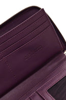 Women's Purple Strap Detailed Wallet | Derimod