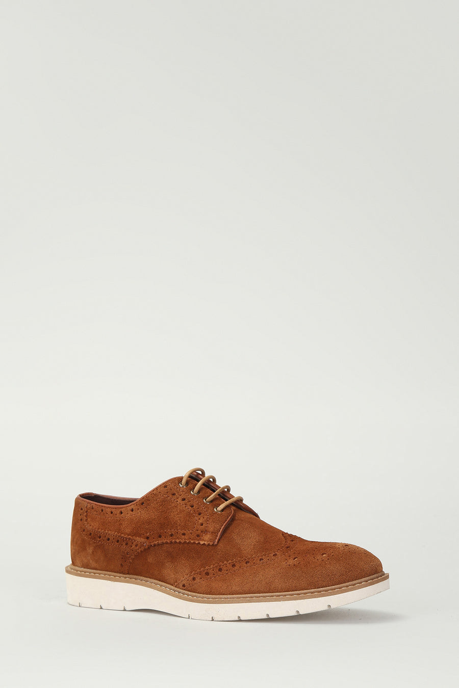 Men's Tan Suede Leather Shoes