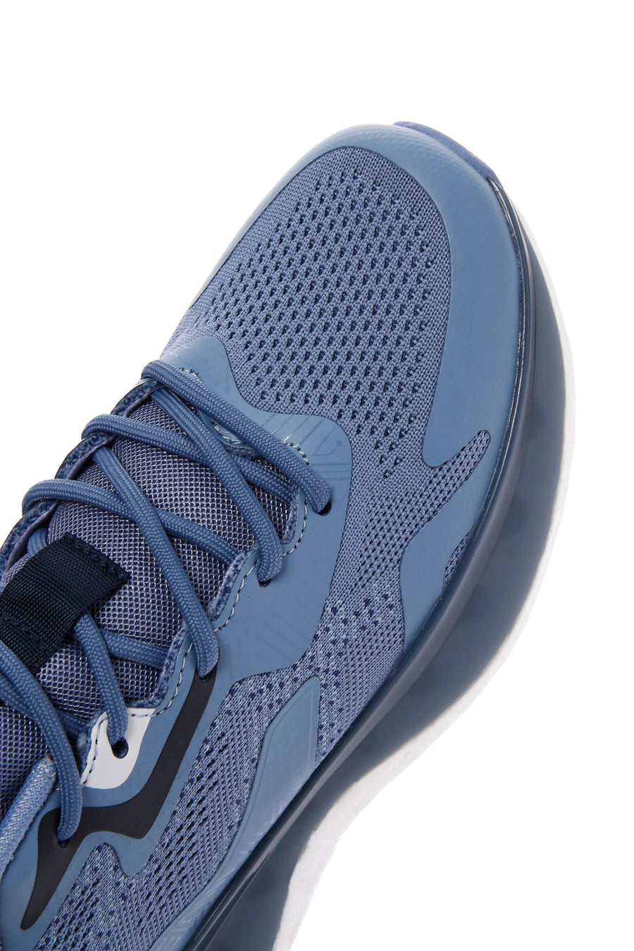 Derimod Zero Men's Blue Lace-Up Thick Sole Fabric Sneaker