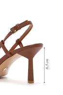 Women's Brown Ankle Strap Thin Heel Stiletto | Derimod