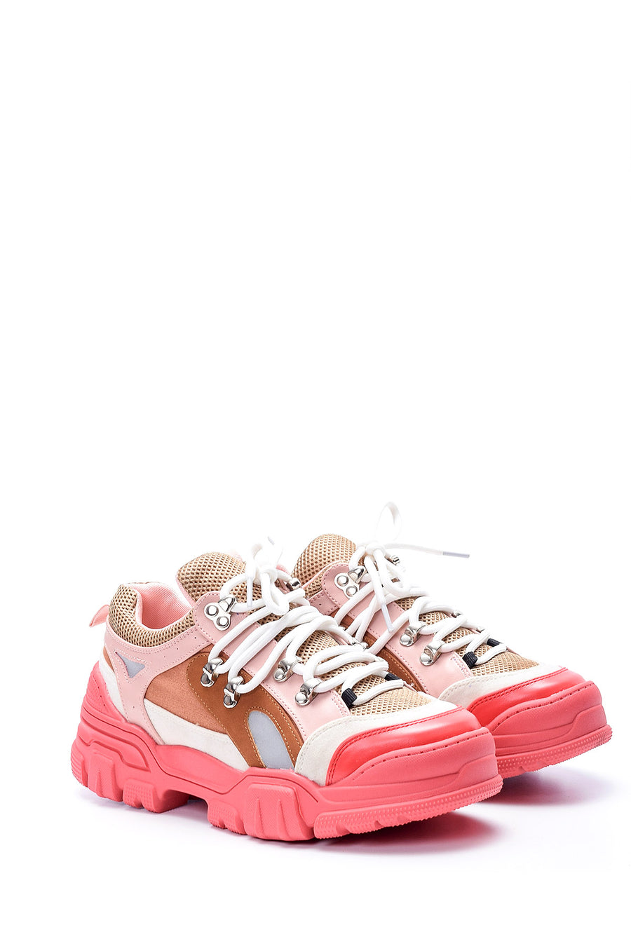Kadın Pembe Tabanlı Sneaker