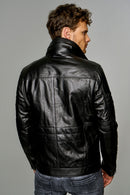 Clark Men's Leather Jacket | Derimod