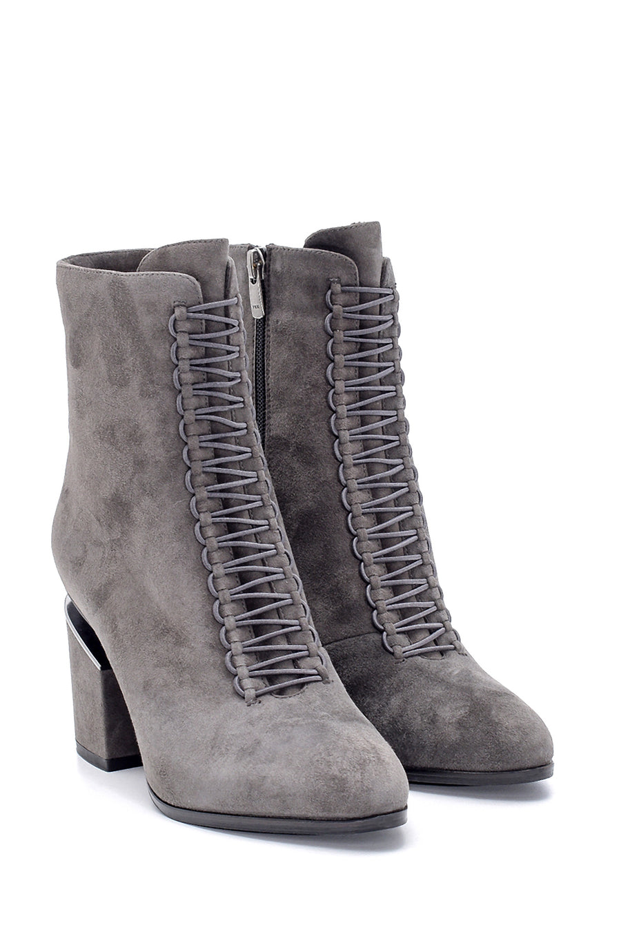 Women's Suede Heeled Boots