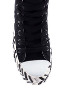 Women's Black High Top Sneaker | Derimod