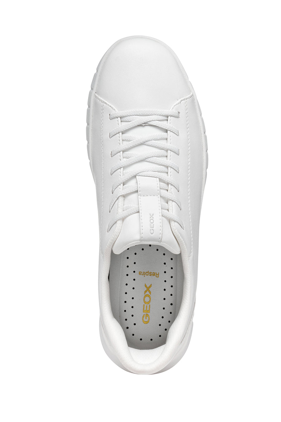 Geox Erkek Beyaz U Flextrıde Plus Bağcıklı Deri Sneaker