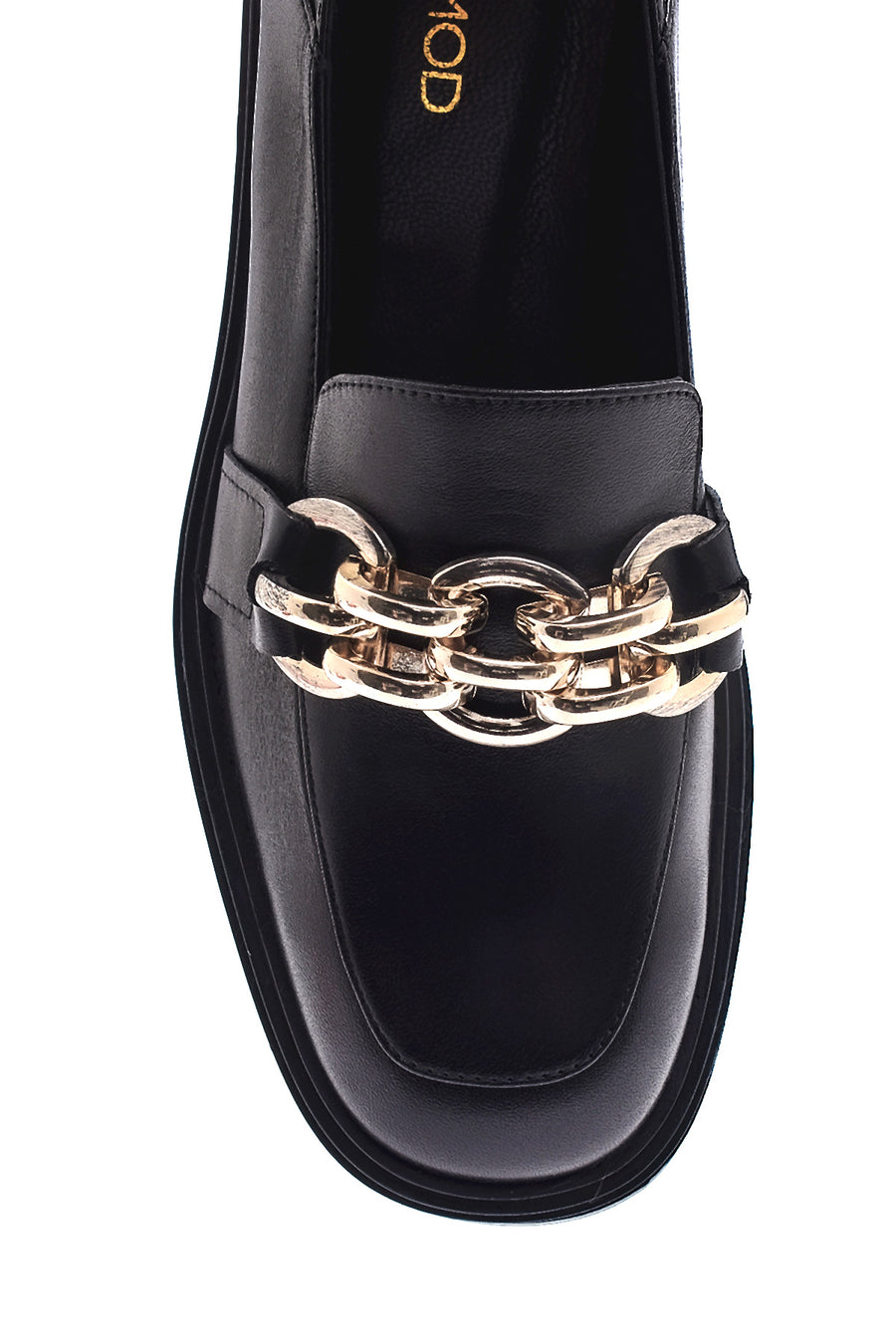 Kadın Deri Zincirli Loafer