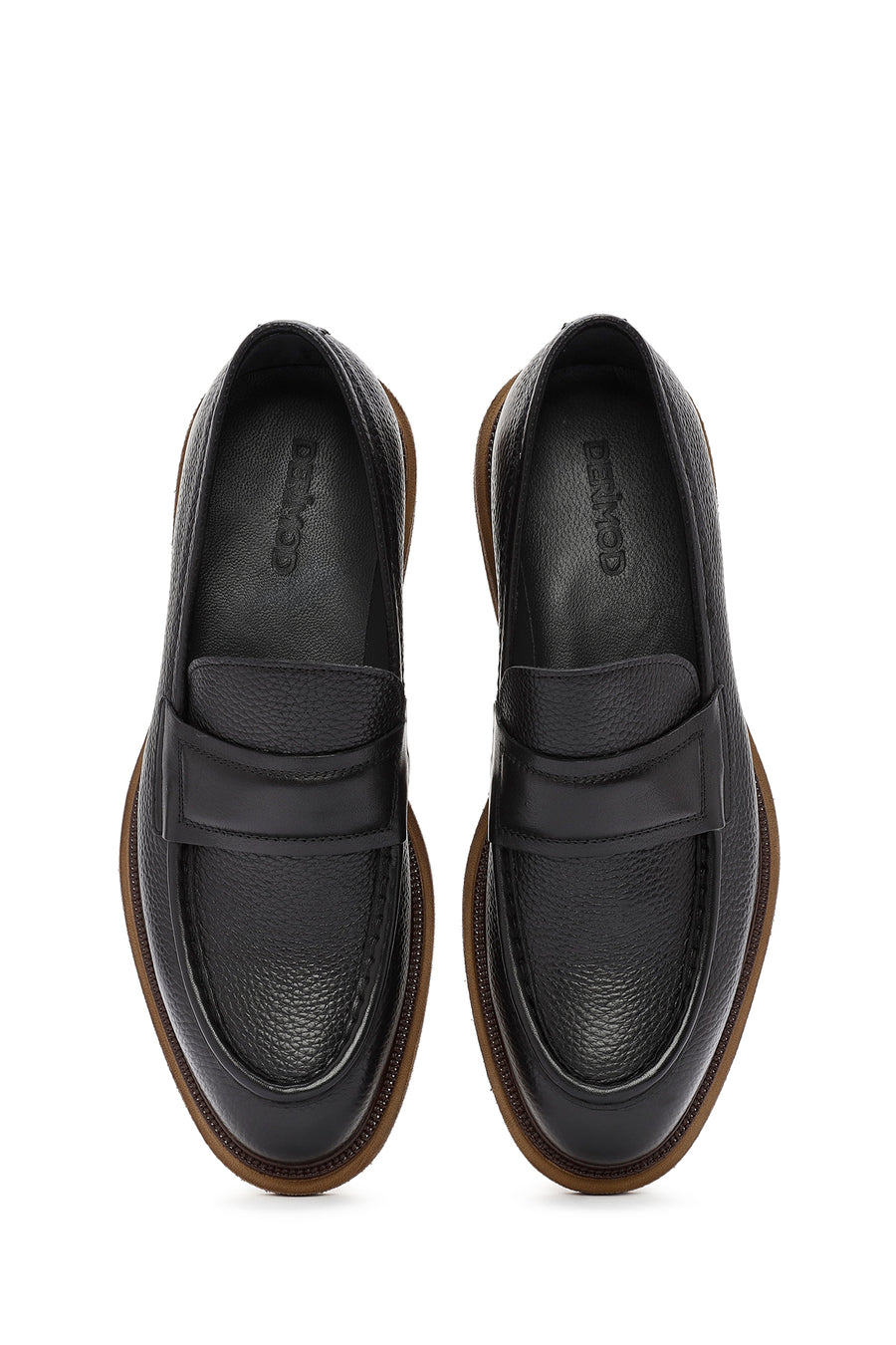 Men's Black Leather Classic Loafer