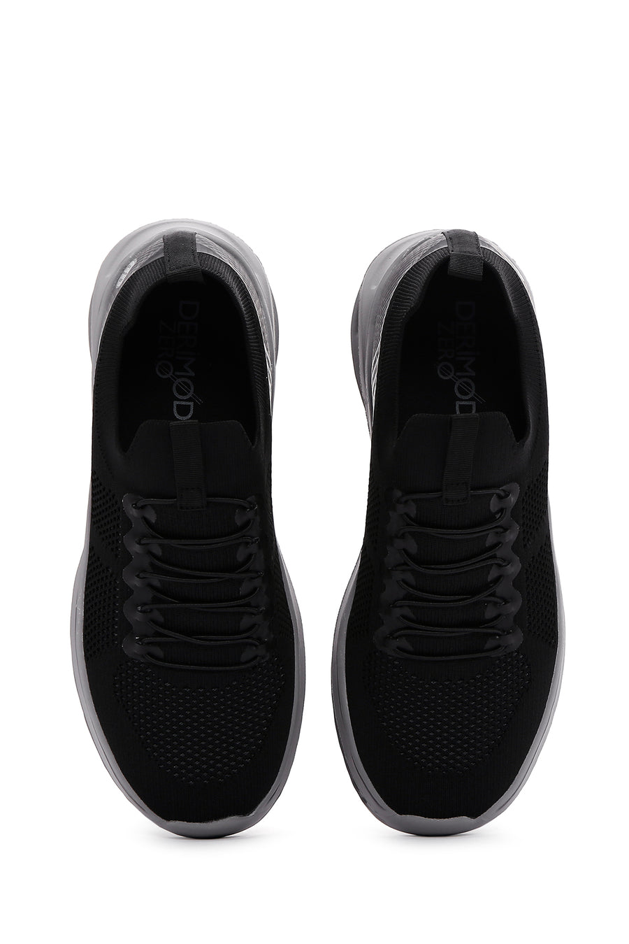 Erkek Siyah Kalın Tabanlı Sneaker
