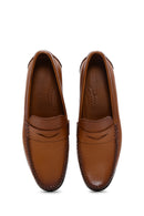 Men's Tan Leather Casual Loafer | Derimod