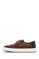 Men's Tan Lace-Up Leather Casual Shoes | Derimod