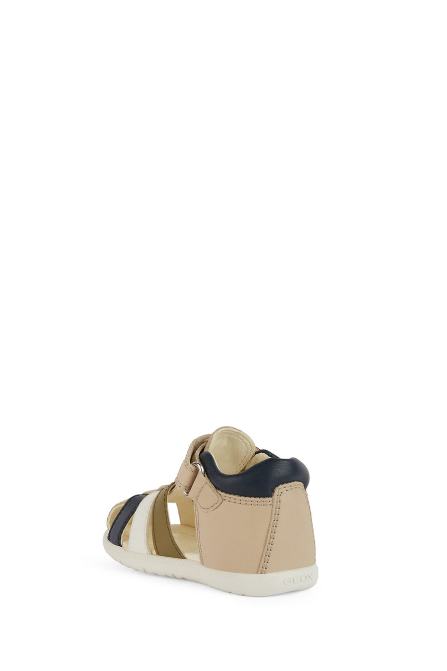 Geox Baby Boy Multicolored Macchia Strappy Leather Sandals