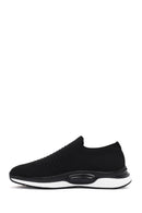 Derimod Zero Men's Black Thick Soled Fabric Sneaker | Derimod