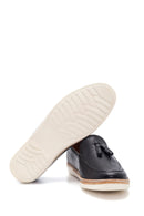 Men's Leather Tassel Loafer | Derimod