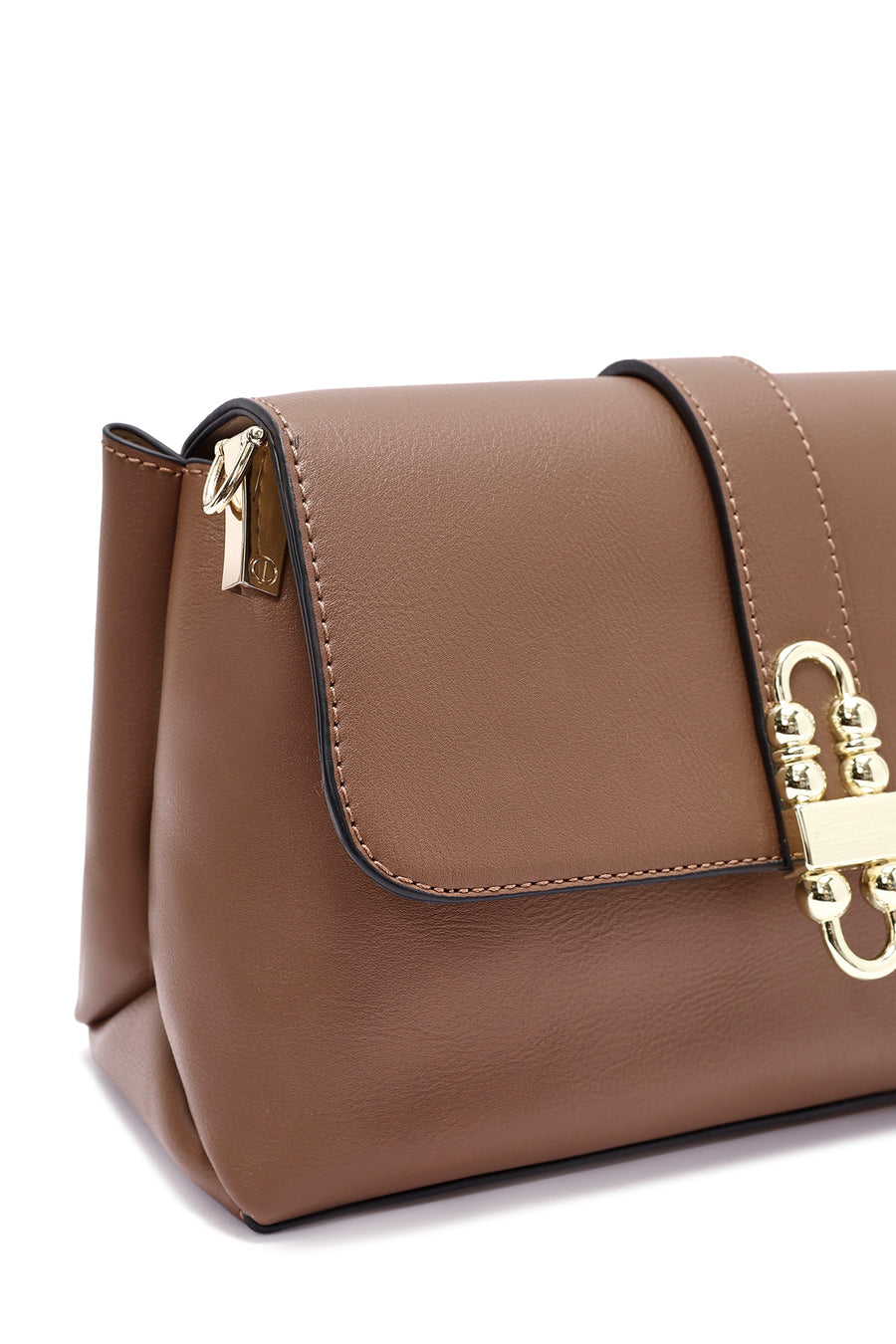 Women's Brown Long Strap Shoulder Bag