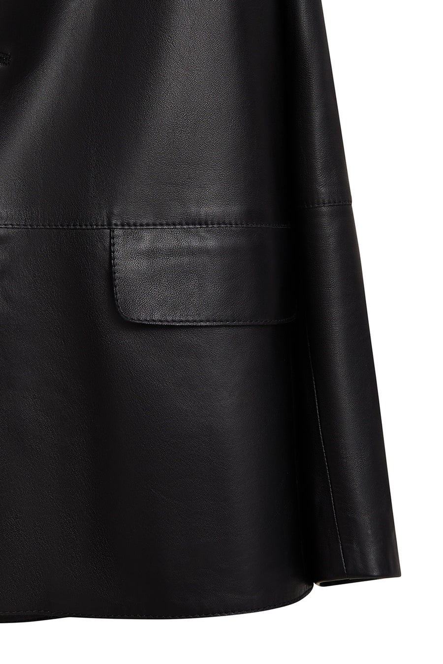 Rodrygo Men's Black Blazer Leather Jacket
