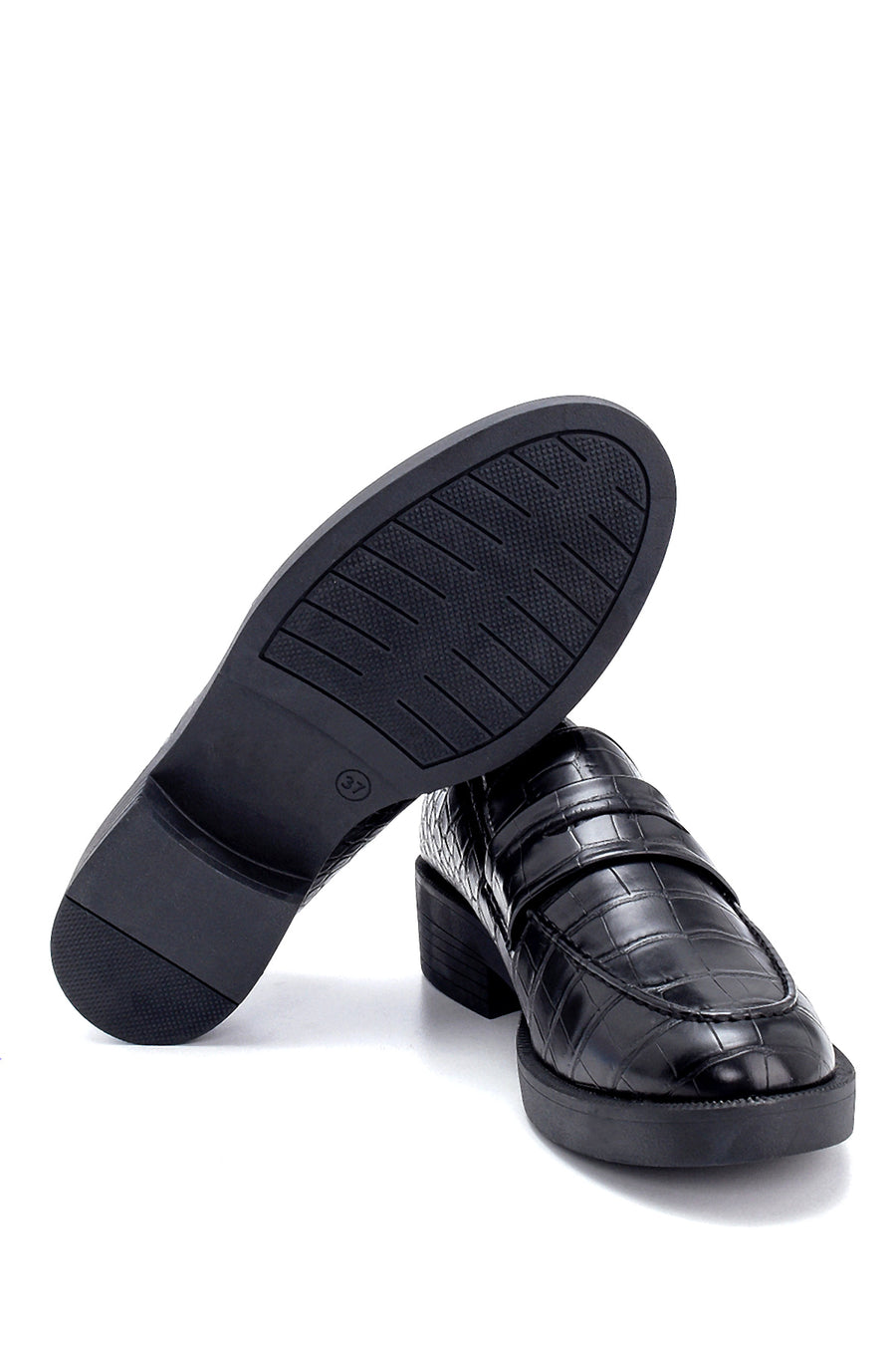 Women's Crocodile Patterned Loafer