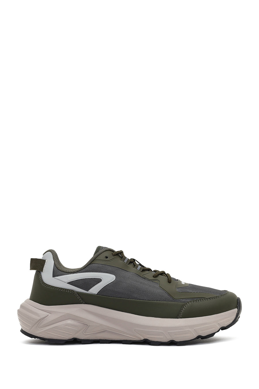 Derimod Studio Erkek Yeşil Bağcıklı Kalın Tabanlı Sneaker 25WFD780014 | Derimod