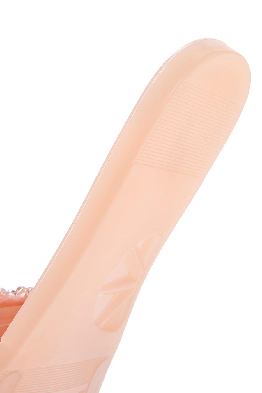 Kadın Pembe Jelly Taşlı Terlik