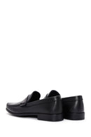 Men's Black Leather Casual Loafer | Derimod