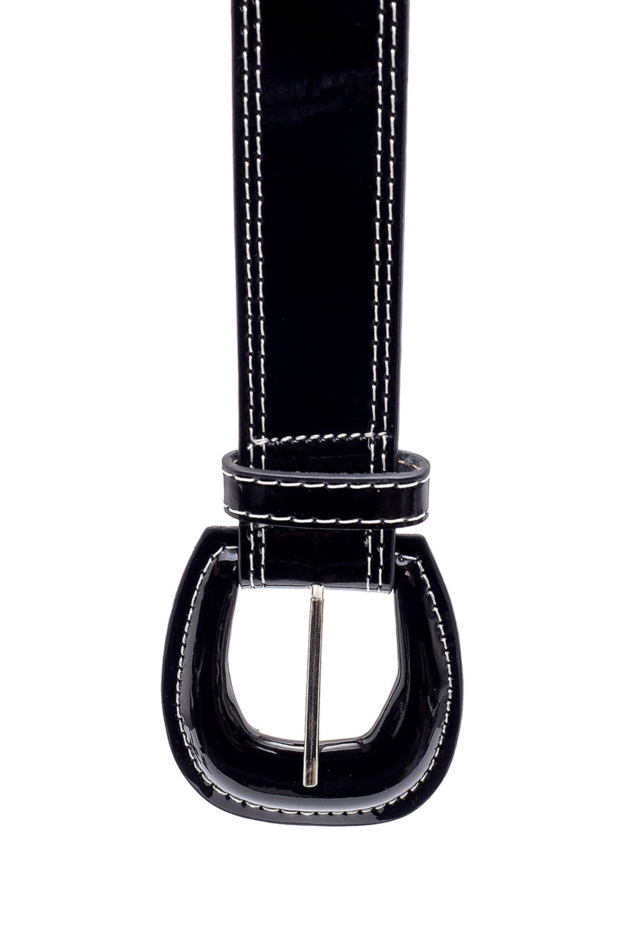Women's Patent Leather Belt