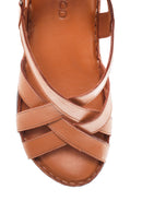 Kadın Taba Deri Comfort Sandalet | Derimod