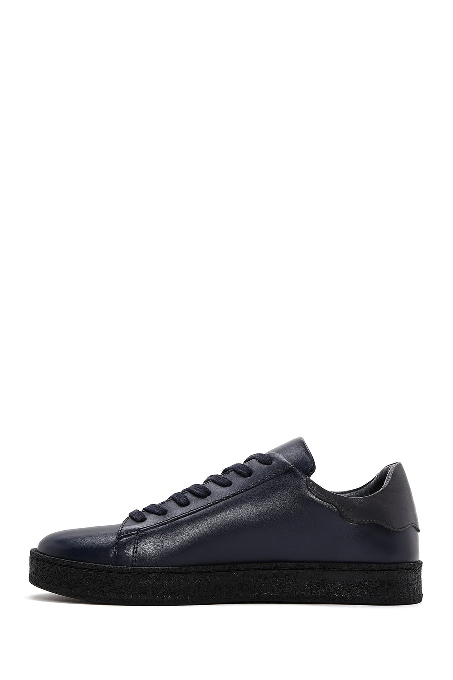 Men's Navy Blue Leather Sneaker