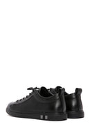 Men's Black Lace-up Leather Sneaker | Derimod