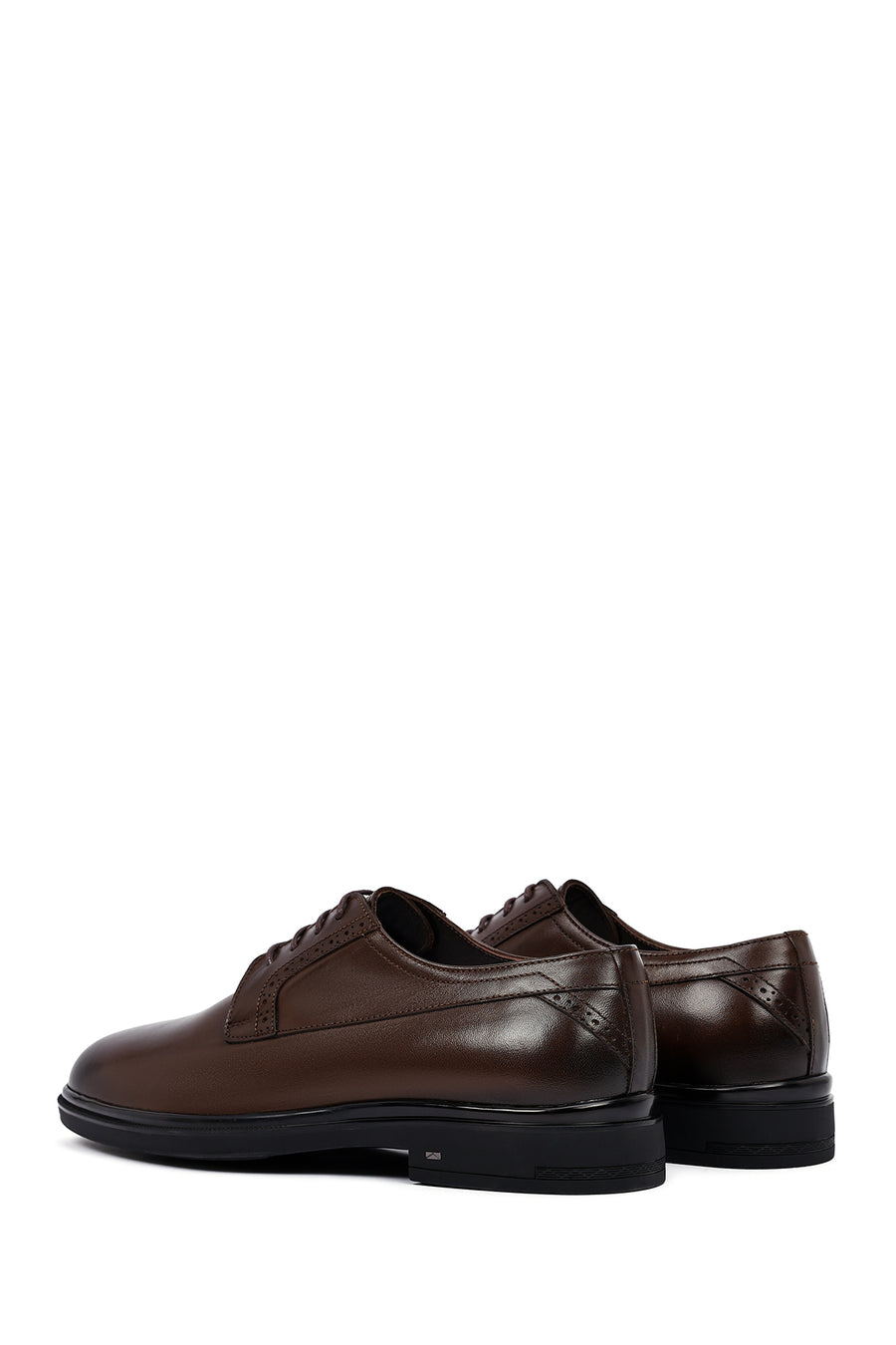 Men's Brown Lace Up Leather Casual Shoes