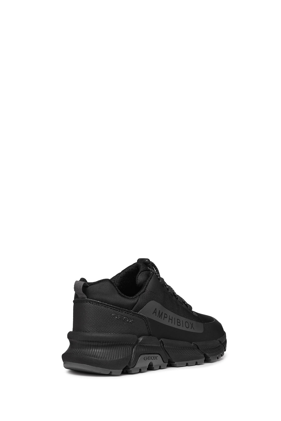 Geox Boy Black Flexyper Plus Abx Laced Waterproof Sneaker