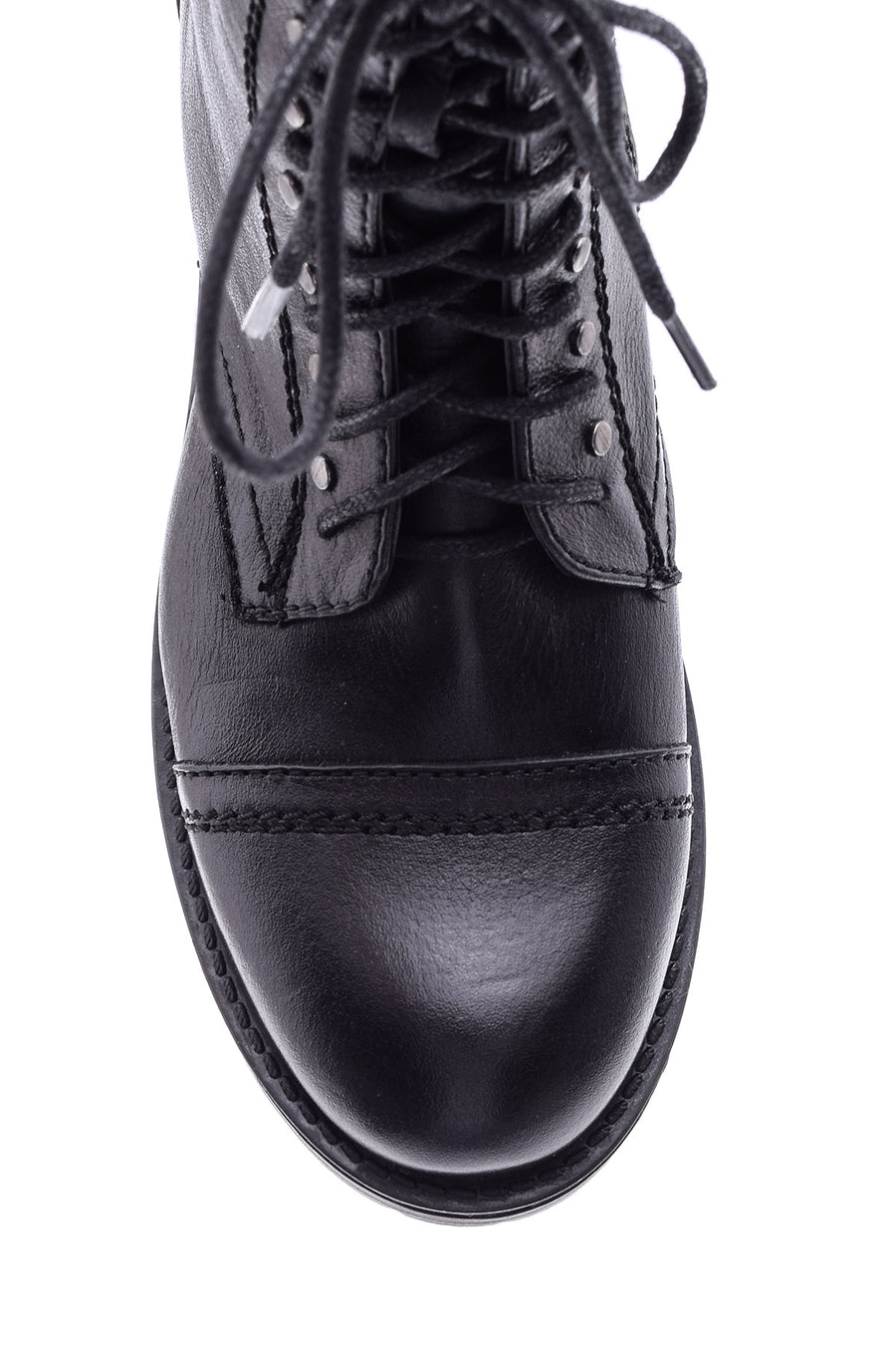 Women's Lace-up Leather Boots