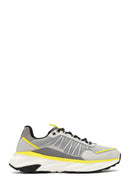 Derimod Studio Men's Gray Lace-Up Thick-Soled Sneaker | Derimod