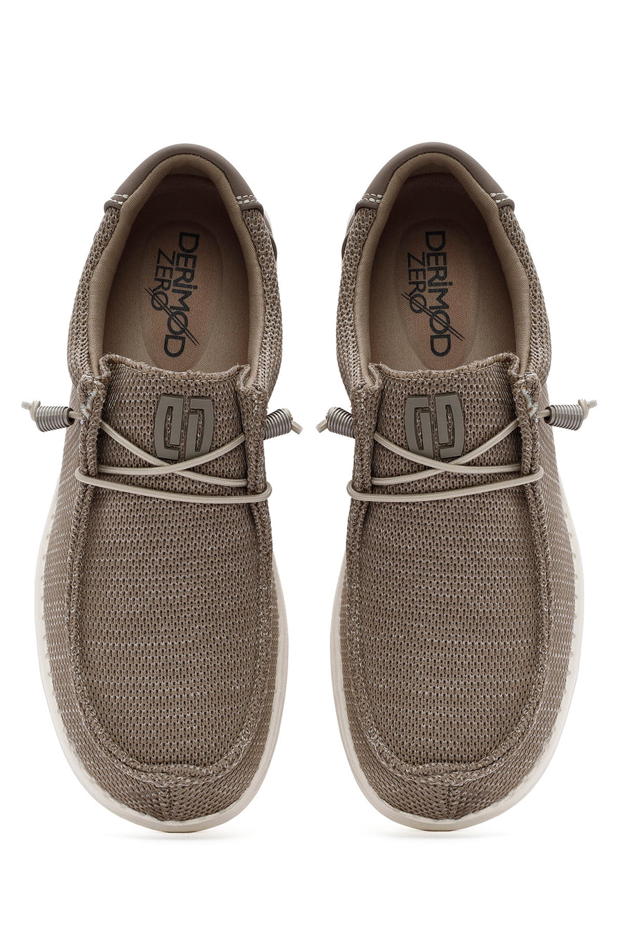 Derimod Zero Men's Beige Fabric Casual Shoes