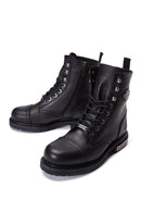 Harley Davidson Men's Black Colmar Boot Leather Boots | Derimod